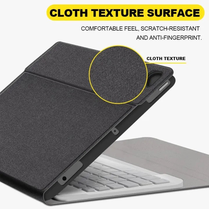 Backlit Bluetooth Keyboard Case for iPad Mini 1 2 3 4 5 7.9 Inch with Pencil Holder and Silicone Protective Cover
