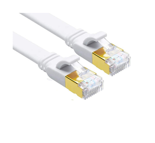 High-Speed CAT6 LAN Cable 1 Meter – SFTP Shielded 40Gbps 2000MHz Patch Cord