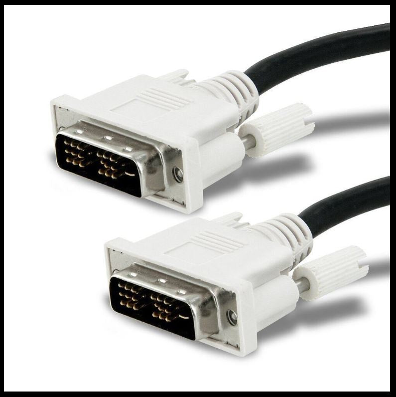 DVI-D 18+1 Pin (9+9+1) Single Link Digital Display Cable 2 Meter Black CAC-DVSL30BK – High Speed Monitor to PC DVI Cable