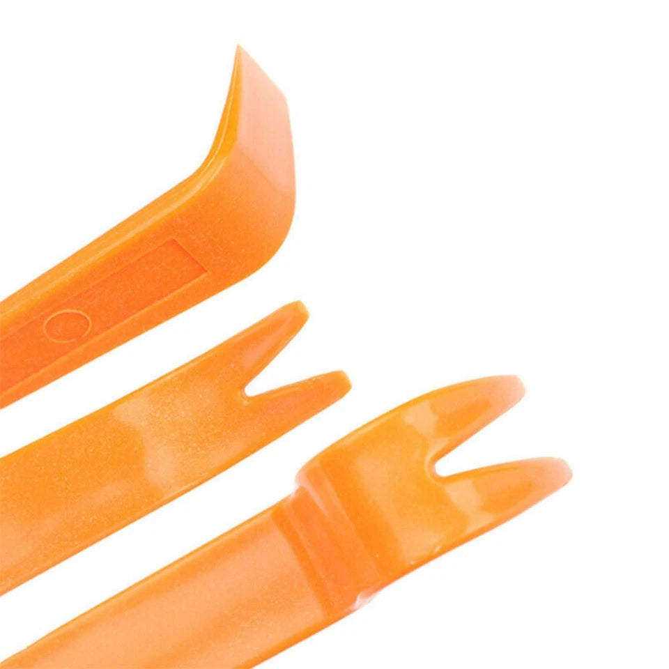 4Pcs Plastic Car Trim Removal Tool Kit – Auto Panel, Door Clip, Dash &amp; Audio Pry Tools Set
