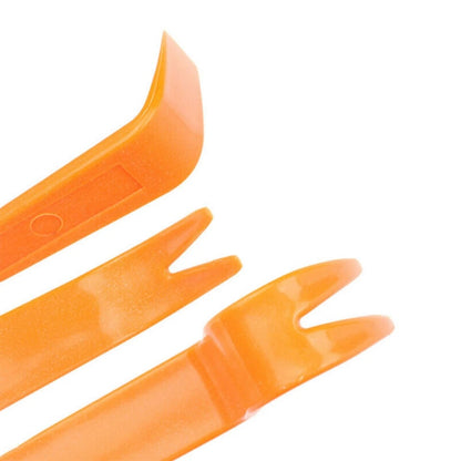 4Pcs Plastic Car Trim Removal Tool Kit – Auto Panel, Door Clip, Dash &amp; Audio Pry Tools Set