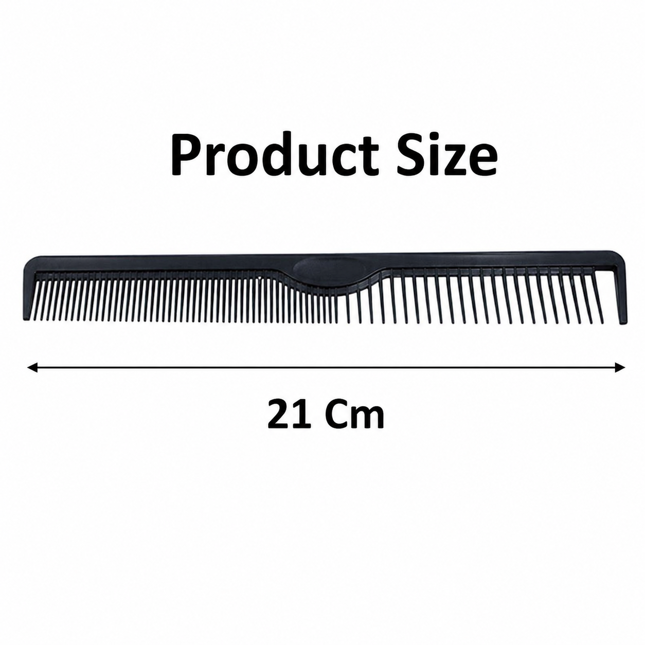 Carbon Antistatic Barber Comb 06417 for professional hair cutting and styling