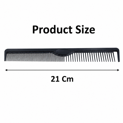 Carbon Antistatic Barber Comb 06417 for professional hair cutting and styling