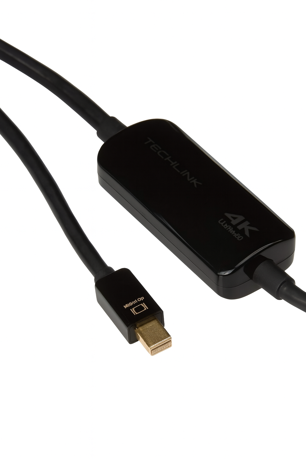 TECHLINK iWires 30AWG Mini DisplayPort Plug to HDMI A Plug Cable - Black