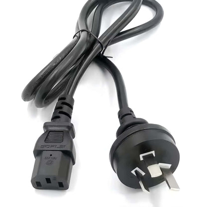 Computer Power Cable 3 Pin Australian Plug | Pure Copper Branded AU Power Cord for PC Monitor UPS – Premium Quality