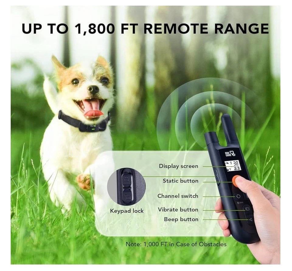 🐕 WELL-D Dog Training System – ADV Model TC01  Enhanced Rechargeable Training Collar