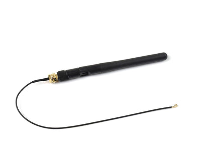 High Performance Dual Band WiFi Antenna, SMA Male Connector, 2±0.5 dBi Gain, 2.4GHz, 5GHz, Raspberry Pi CM4 Compatible