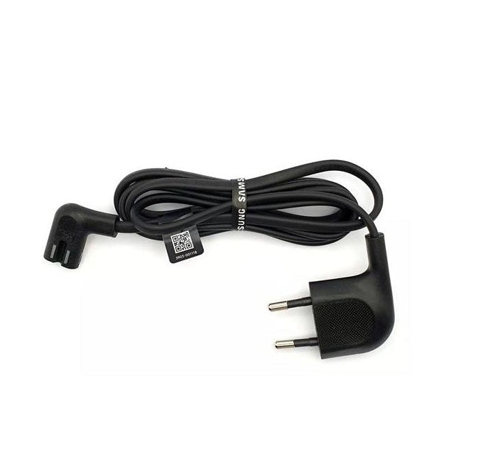 EU 2-Pin IEC C7 Figure-8 Power Cord – Compatible with TV, DVD, Radio & Home Electronics