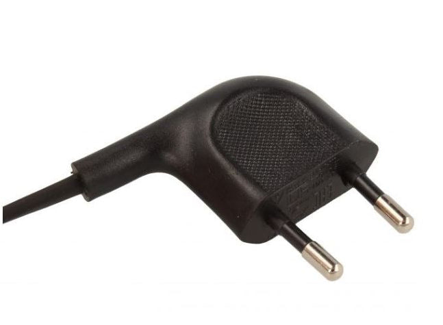 EU 2-Pin IEC C7 Figure-8 Power Cord – Compatible with TV, DVD, Radio & Home Electronics