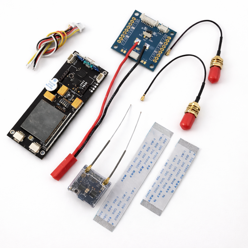 Oversky MUL A Flight Controller with OSD, Buzzer, VTx, DSMX Receiver &amp; PDB – All-in-One Drone Flight Control Board
