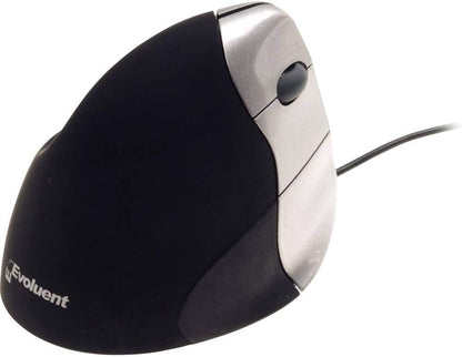 Evoluent VM3R2-RSB Vertical Wireless Mouse – Ergonomic Handshake Design for Wrist Pain Relief & Comfort