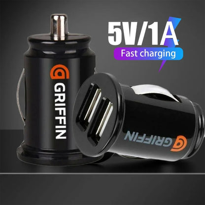 🚗🔌 Griffin New Mini Dual USB Car Charger – Model P2275 Fast Charging • Dual USB • 12V Lighter Socket Adapter