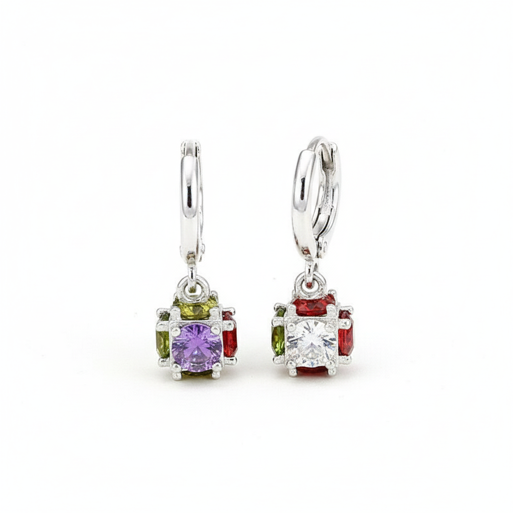 Multicolor Crystal Magical Ball Drop Earrings for Women – Fashion Jewelry
