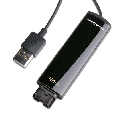 Poly Plantronics DA70 USB-to-QD Adapter Cable for HW Series Headsets to PC Best For: Call centers, customer support, online meetings, office communication, remote workers.
