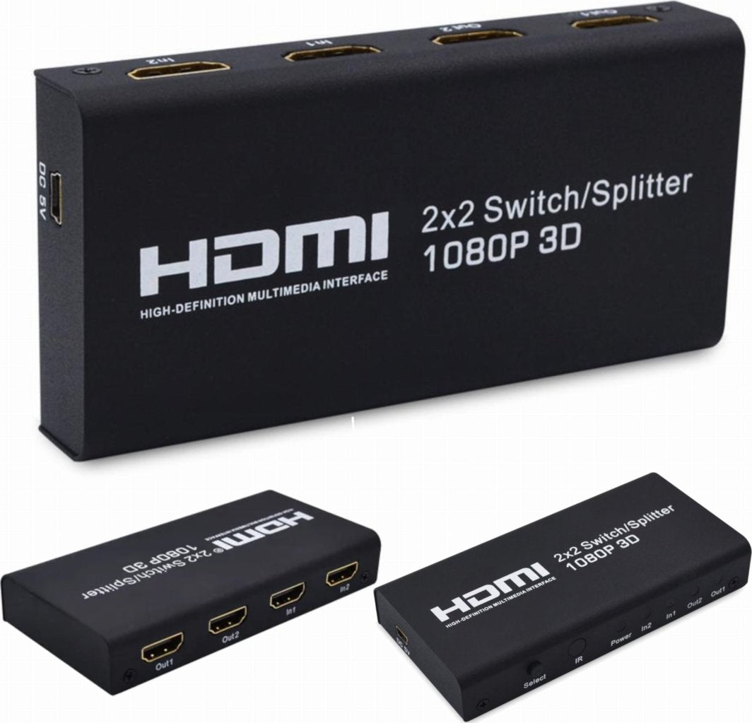 HDMI 2x2 Switch Splitter 1080p 3D