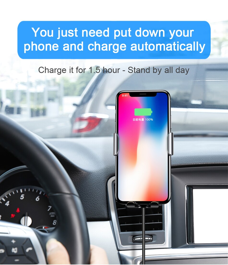 Baseus Gravity Car Phone Holder – One-Hand Operation, Strong Grip & Safe Driving