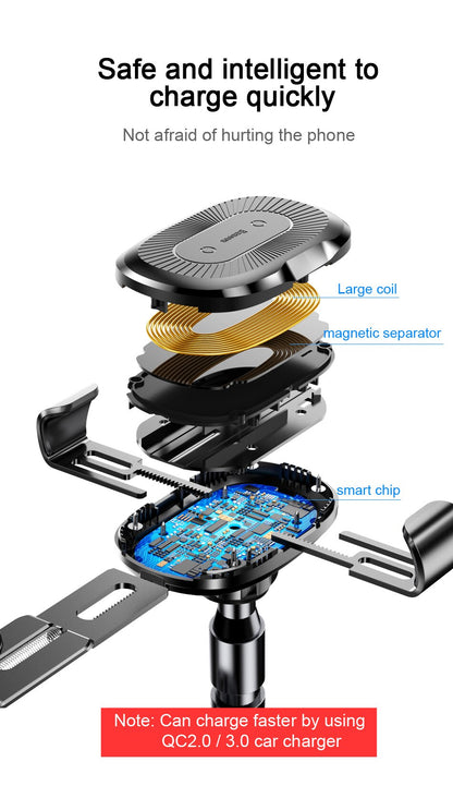 Baseus Gravity Car Phone Holder – One-Hand Operation, Strong Grip & Safe Driving