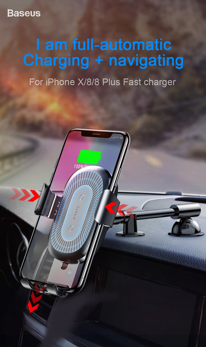 Baseus Gravity Car Phone Holder – One-Hand Operation, Strong Grip & Safe Driving