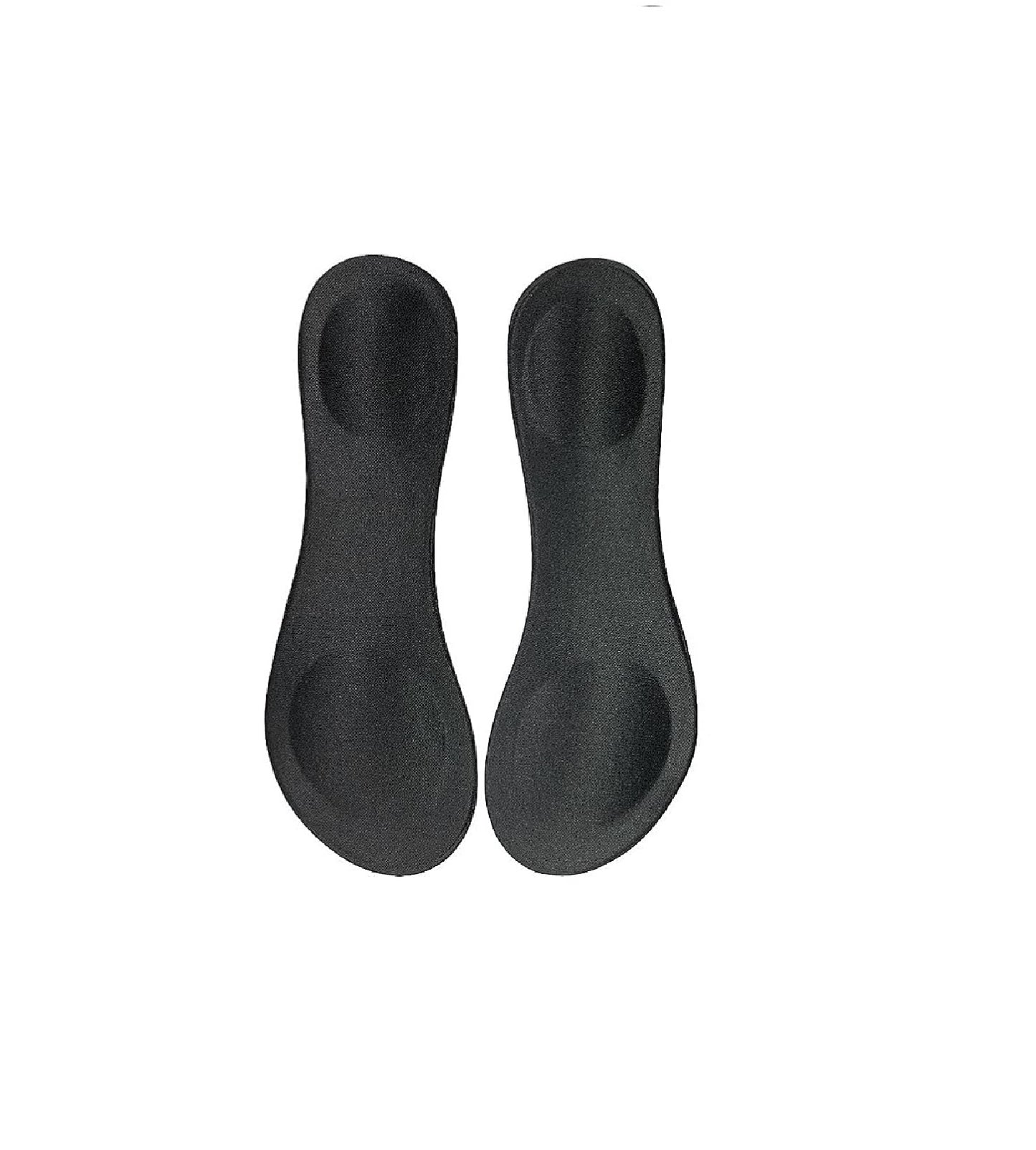Happystep Women Thin Shoe Insoles 20cm – Cushion Pads for High Heels, Pumps, Flats & Sandals, Shock Absorption Heel & Ball Support, Comfortable Black Insoles
