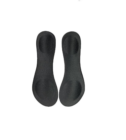 Happystep Women Thin Shoe Insoles 20cm – Cushion Pads for High Heels, Pumps, Flats & Sandals, Shock Absorption Heel & Ball Support, Comfortable Black Insoles