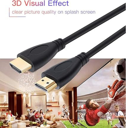 55cm HDMI Cable 55cm for Hisense 4K Ultra HD Smart LED TV (43"–100") – Short High-Speed HDMI to HDMI Cable 1080p/4K Support for Laptop, Gaming Console & Projector