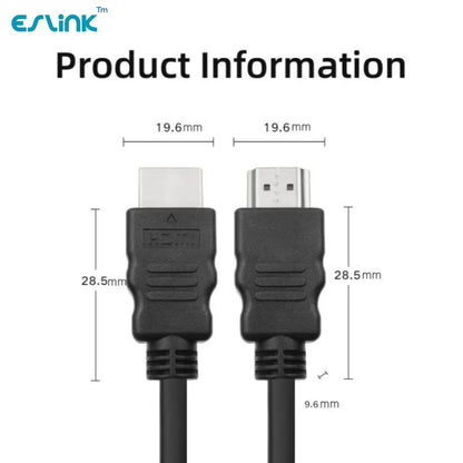 55cm HDMI Cable 55cm for Hisense 4K Ultra HD Smart LED TV (43"–100") – Short High-Speed HDMI to HDMI Cable 1080p/4K Support for Laptop, Gaming Console & Projector