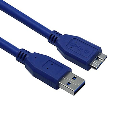 High Performance USB 3.0 Micro B Cable for External Hard Drive – Fast Data Transfer & Sync Cable