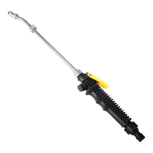 High Pressure Water Nozzle 2-in-1 Long Rod Garden Hose Sprayer by Firzero – Portable Metal Spray Gun for Car Wash, Gardening, Yard Cleaning & Pet Shower