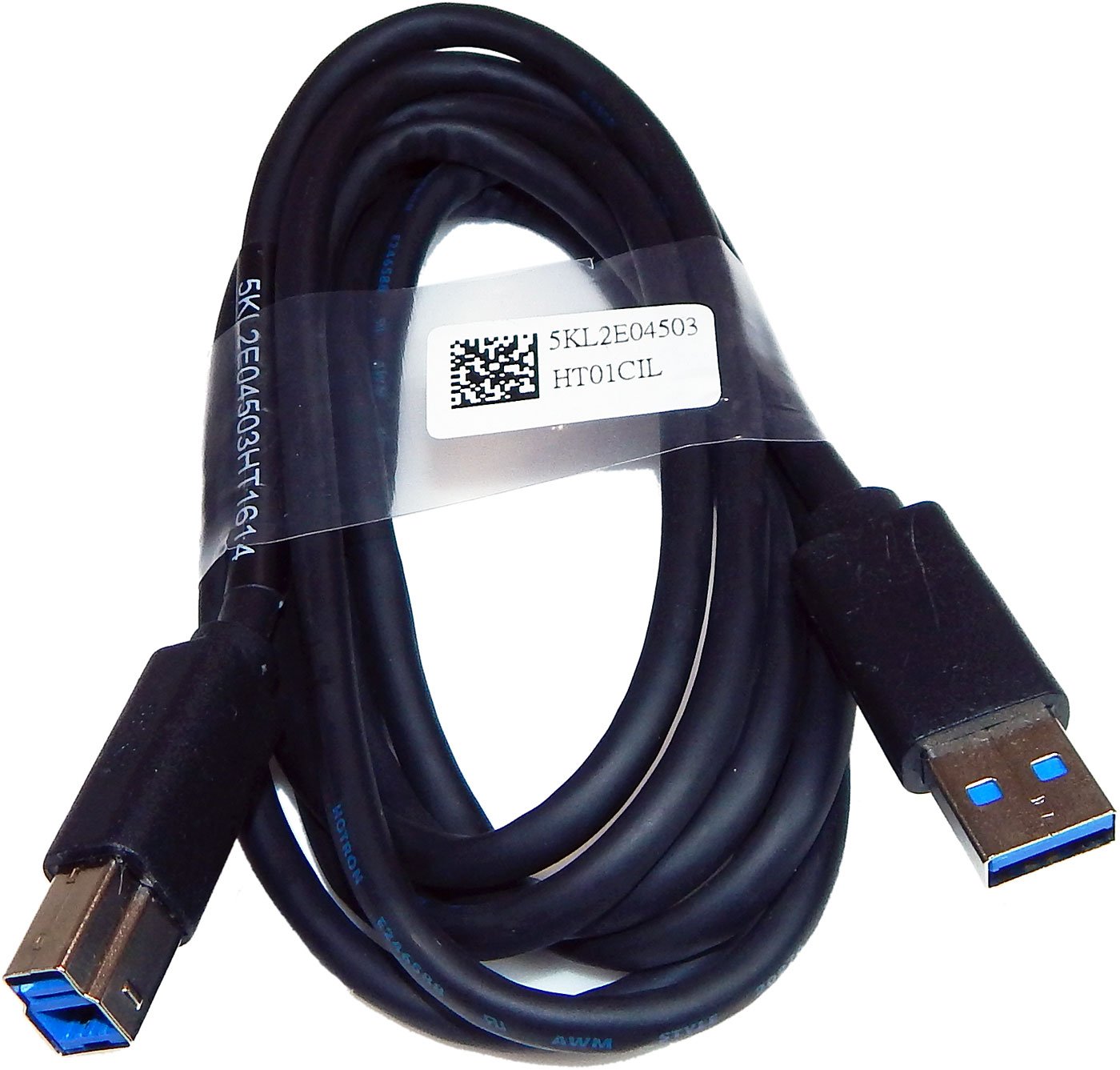 2 Meter Hotron High Speed USB 3.0 A-B Male to Male Cable 5Gbps – Durable Black Data Transfer Cable for Printers, Scanners & External Hard Drives
