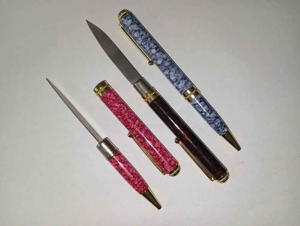 🖊️ Solid Metal Pen Knife  Compact EDC | Camping &amp; Survival Tool | Tactical Design