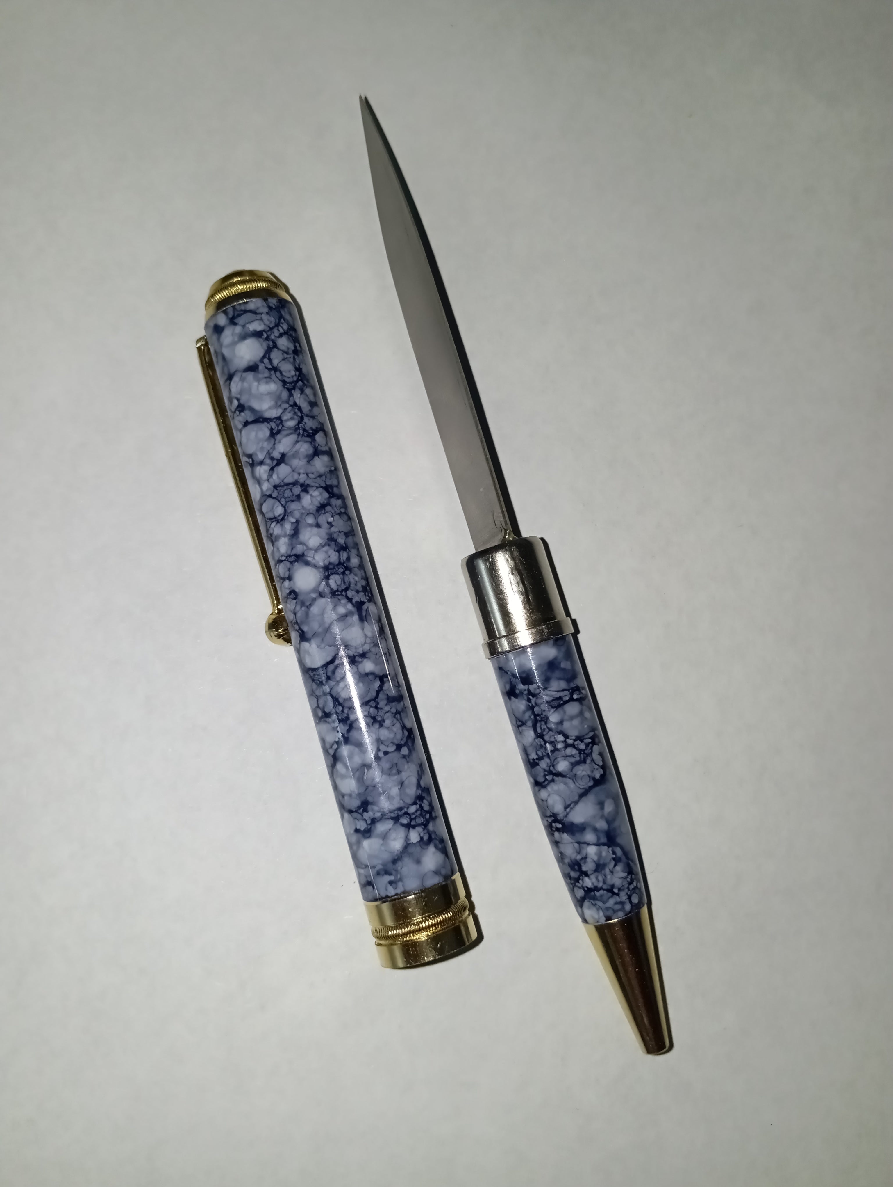 🖊️ Solid Metal Pen Knife  Compact EDC | Camping &amp; Survival Tool | Tactical Design