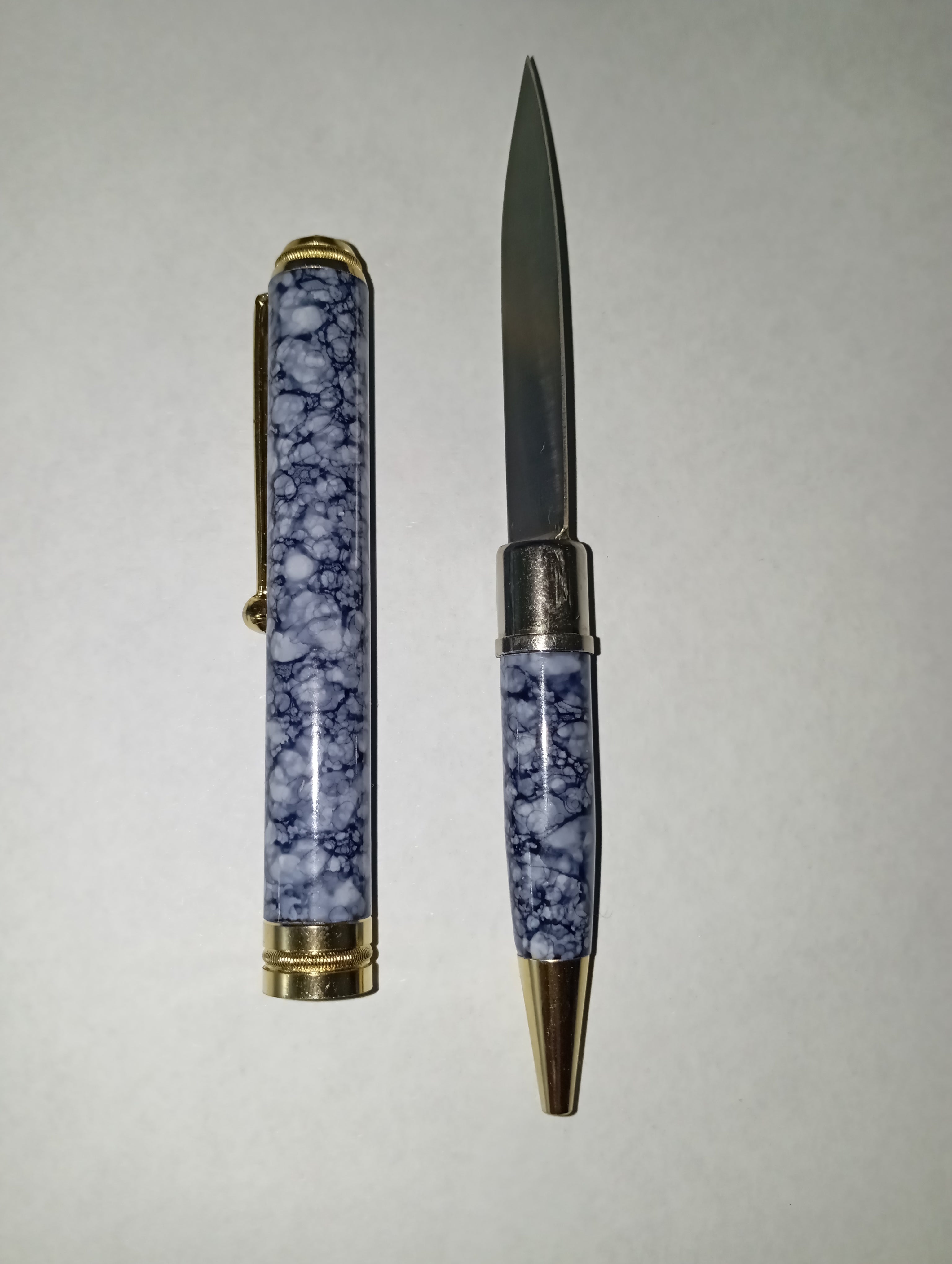 🖊️ Solid Metal Pen Knife  Compact EDC | Camping &amp; Survival Tool | Tactical Design