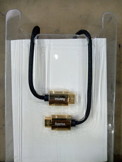 HDMI™ 2.0 Cable 2m – High-Speed HDMI Type A (Standard) Male to Male – 4K Ultra HD, Gold-Plated Connectors, Black