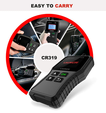 🚗 Launch X431 CReader 319 (CR319) – Professional OBD2 Diagnostic Scanner  Quick | Accurate | Easy to Use