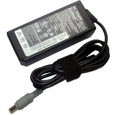 Lenovo 65W (20V 3.25A) AC Adapter / Charger – Yellow/Gray Round Pin – Compatible for Lenovo ThinkPad & IdeaPad