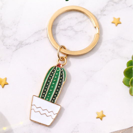 🌵 Lovely Cactus Key Chain – Cute Car Keychain Jewelry | Stylish &amp; Durable