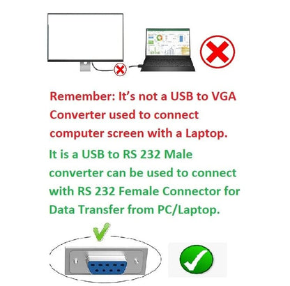 🔌 MCT U232-P9 USB to RS-232 DB9 Serial Adapter  High-Speed 230K | Certified USB to COM Port Converter