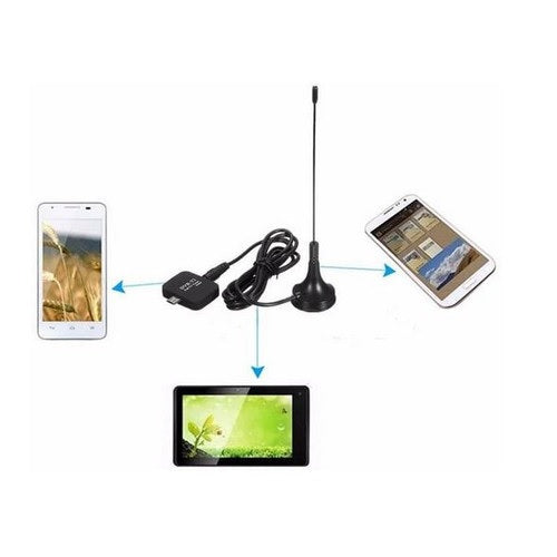 Pad TV Tuner DVB-T2 HD809 | Portable HD Digital TV Receiver with EPG for Android Phones & Tablets