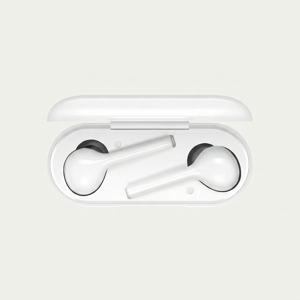 Flypods Lite Earbuds with Charging Case - True Wireless Stereo Sound (Branded)
