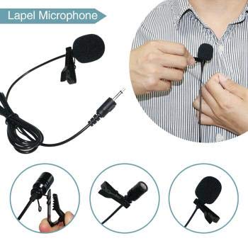 Professional Clip-On Lavalier Microphone 3.5mm Jack - YouTube, TikTok, Vlogging, Interviews