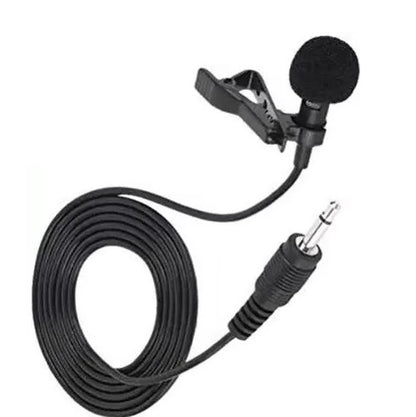 Professional Clip-On Lavalier Microphone 3.5mm Jack - YouTube, TikTok, Vlogging, Interviews