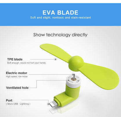 Mini Cooling Fan for iPhone - Lightning Port | Portable Phone Cooler Pakistan