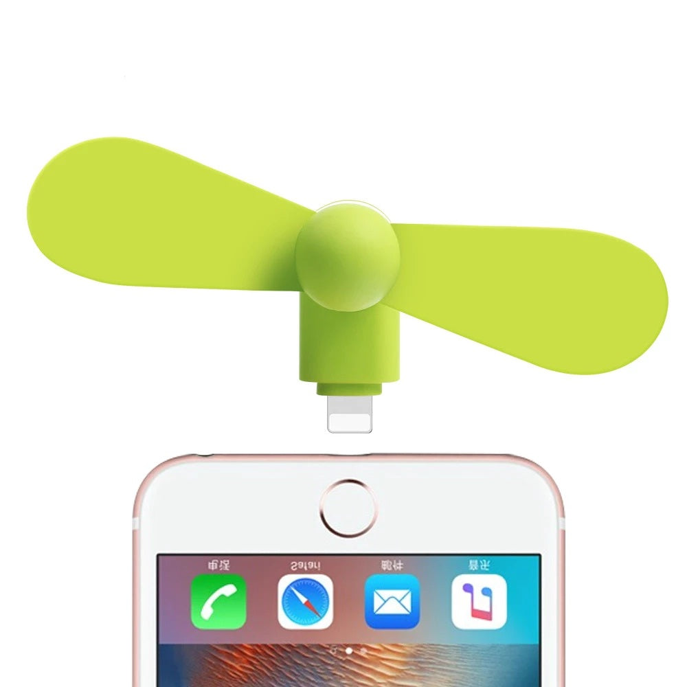 Mini Cooling Fan for iPhone - Lightning Port | Portable Phone Cooler Pakistan