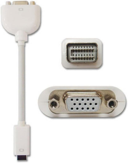 Apple Mini DVI to VGA Adapter M9320G/A – Mini-DVI Male to VGA Female