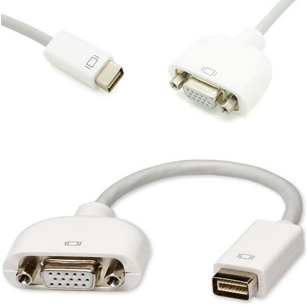 Apple Mini DVI to VGA Adapter M9320G/A – Mini-DVI Male to VGA Female