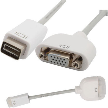 Apple Mini DVI to VGA Adapter M9320G/A – Mini-DVI Male to VGA Female