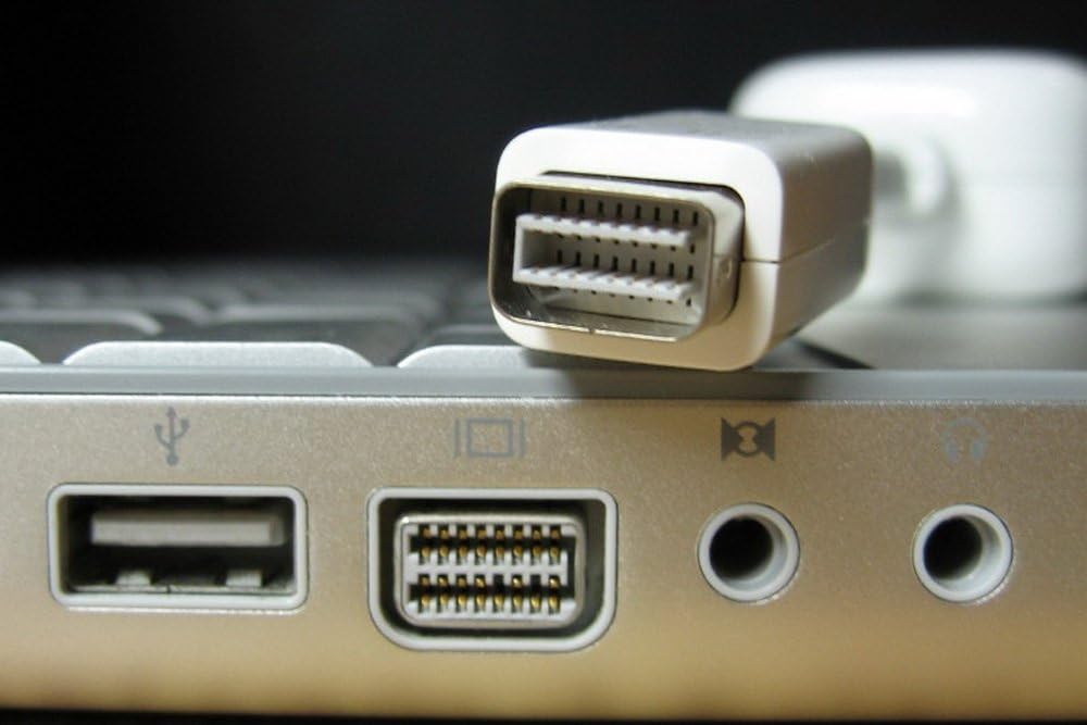 Apple Mini DVI to VGA Adapter M9320G/A – Mini-DVI Male to VGA Female