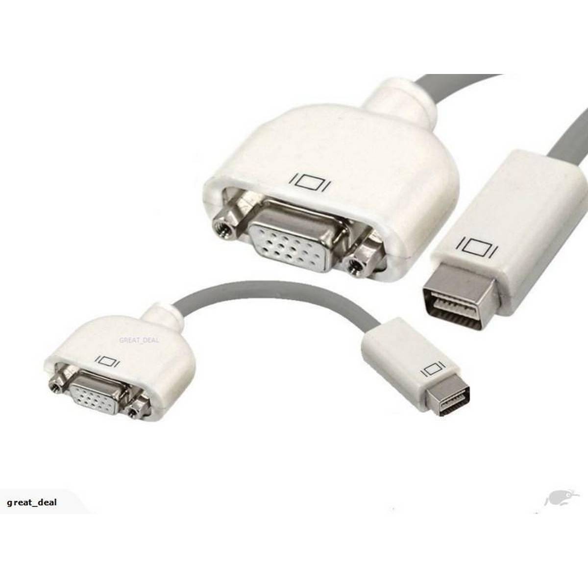 Apple Mini DVI to VGA Adapter M9320G/A – Mini-DVI Male to VGA Female