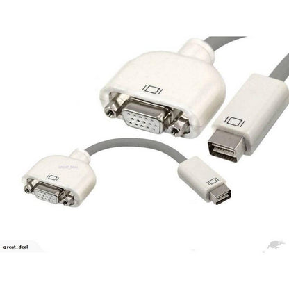 Apple Mini DVI to VGA Adapter M9320G/A – Mini-DVI Male to VGA Female