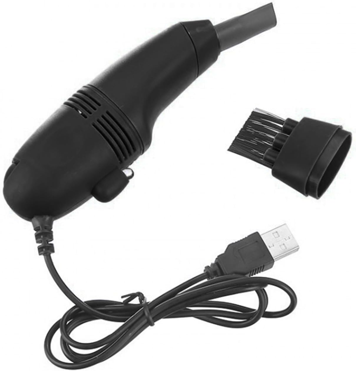 Mini USB Vacuum Cleaner for Keyboard – Portable Low Noise Computer Keyboard Cleaner with Large Dust Capacity for Laptop, PC, Car & Desk Cleaning